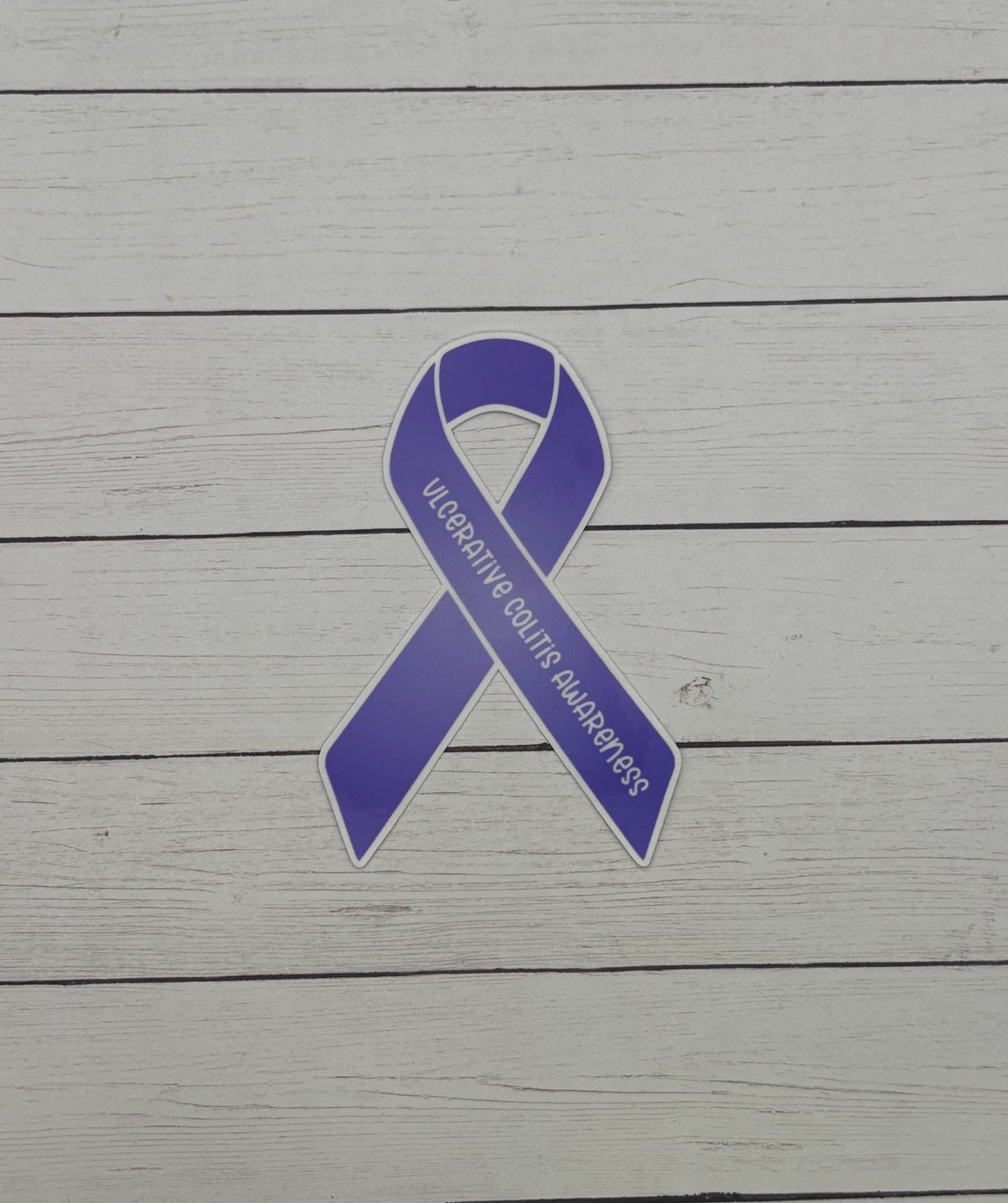 Ulcerative Colitis Awareness Ribbon Sticker