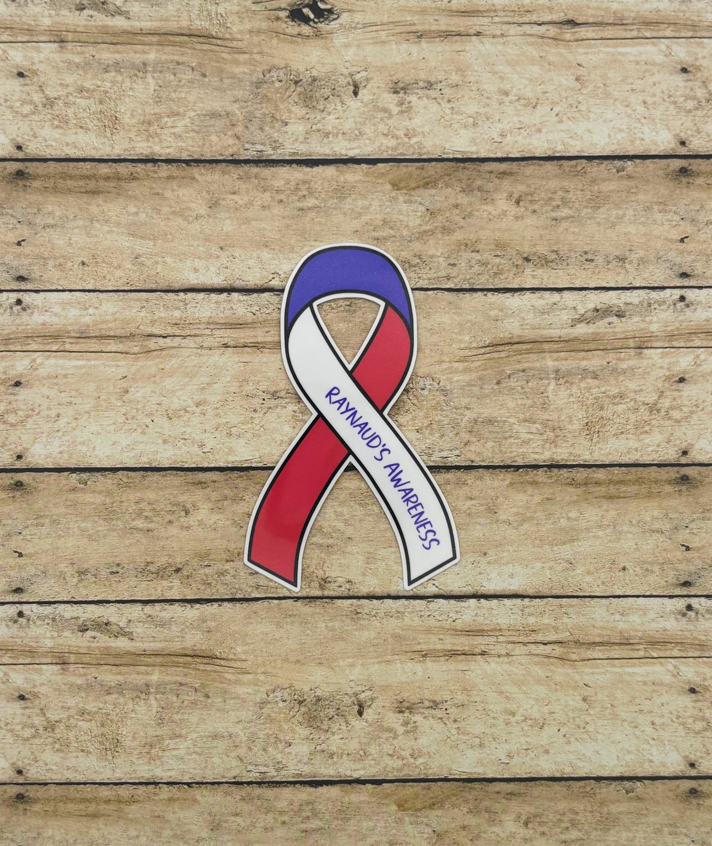 Raynaud's Awareness Ribbon Sticker