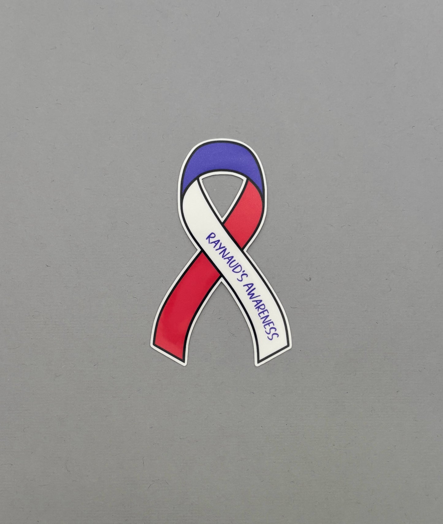 Raynaud's Awareness Ribbon Sticker