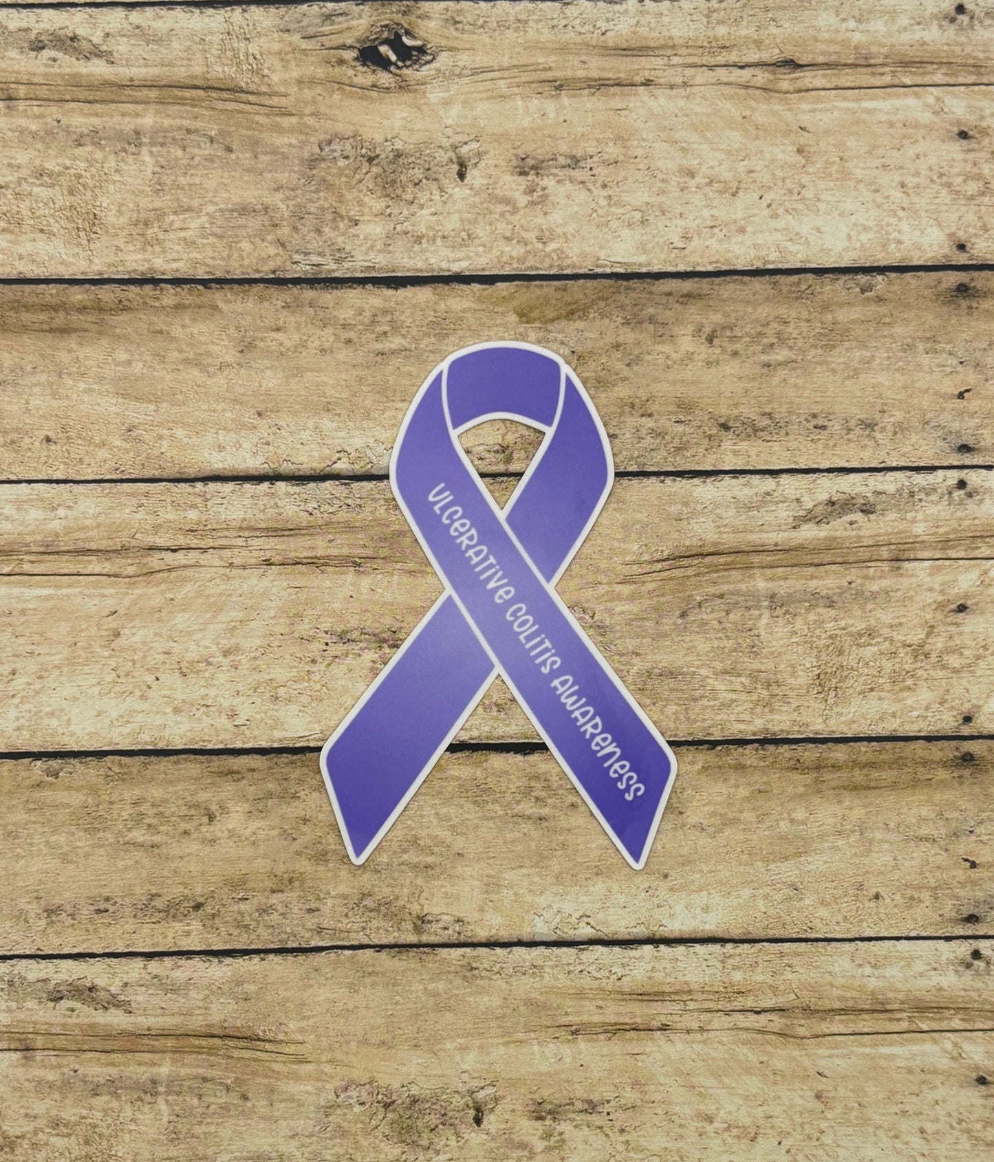 Ulcerative Colitis Awareness Ribbon Sticker