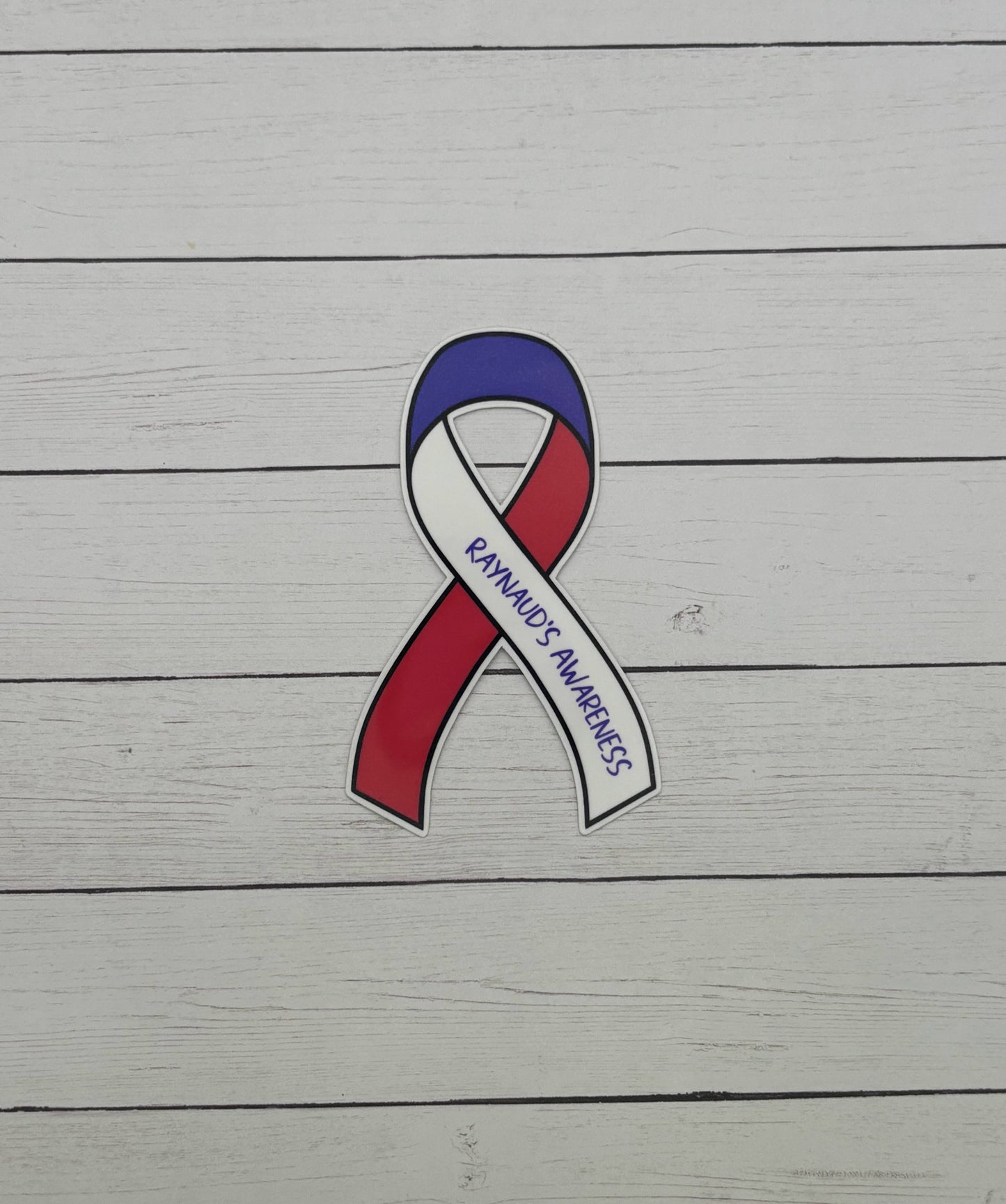 Raynaud's Awareness Ribbon Sticker