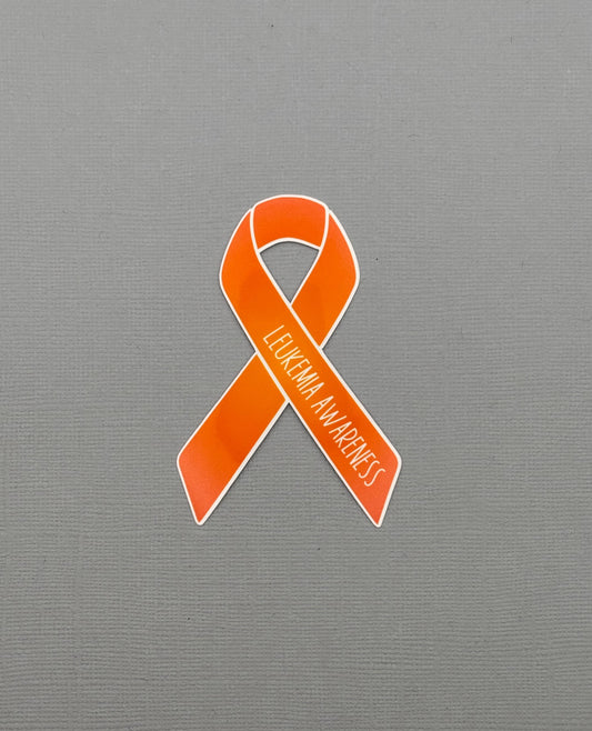 Leukemia Awareness Ribbon Sticker