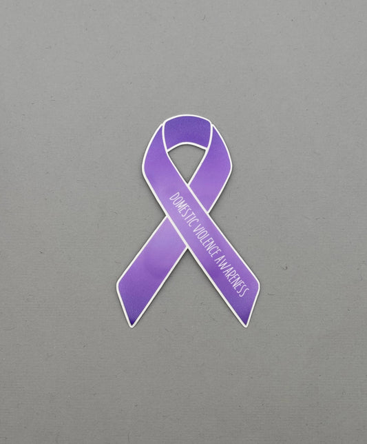 Domestic Violence Awareness Ribbon Sticker