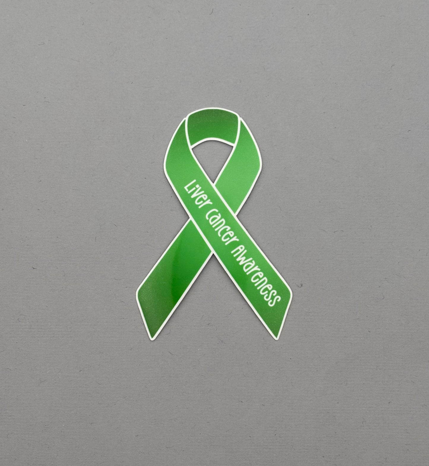 Liver Cancer Awareness Ribbon Sticker