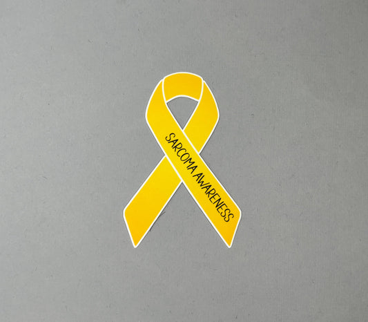 Sarcoma Awareness Ribbon Sticker