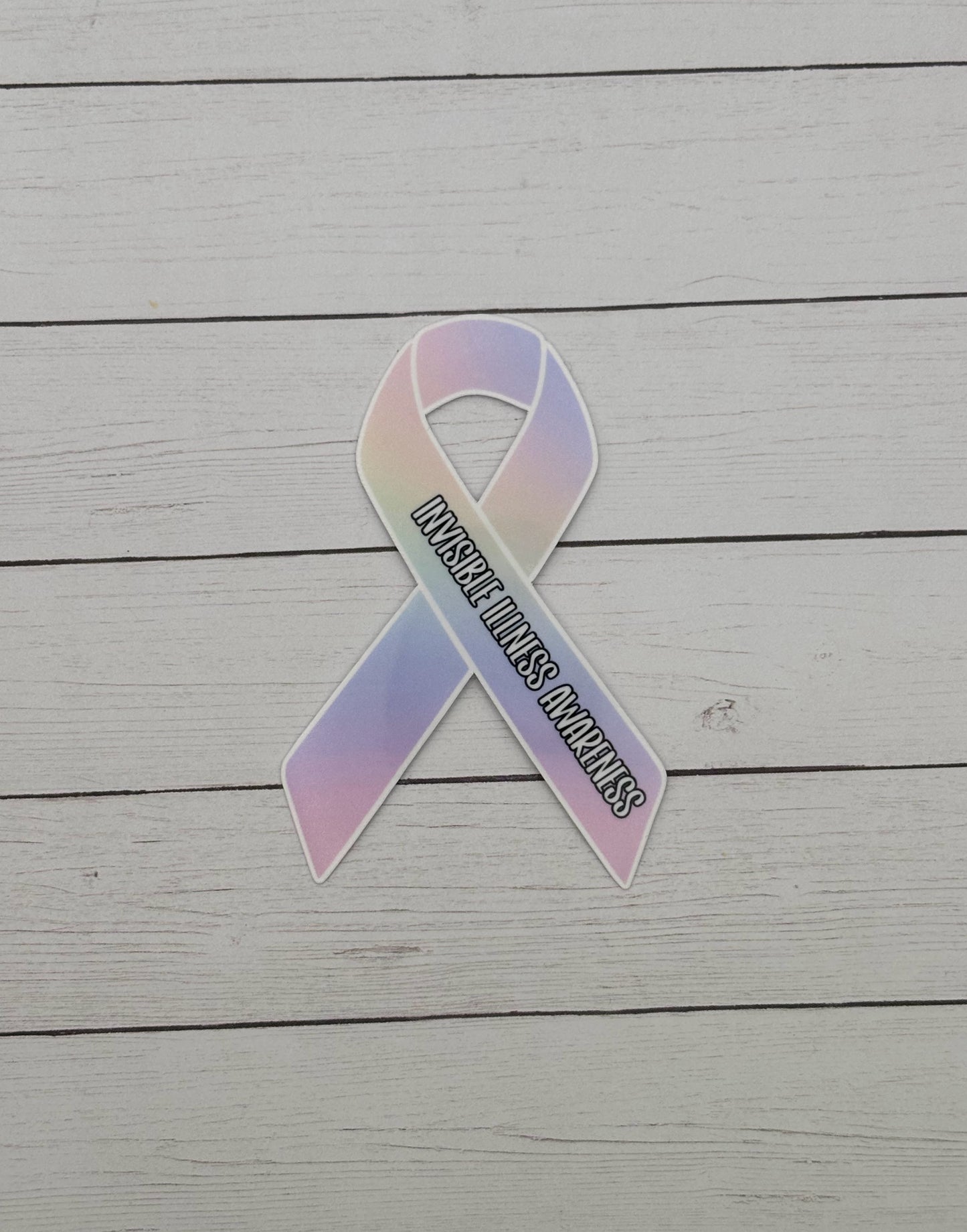 Invisible Illness Awareness Ribbon Sticker