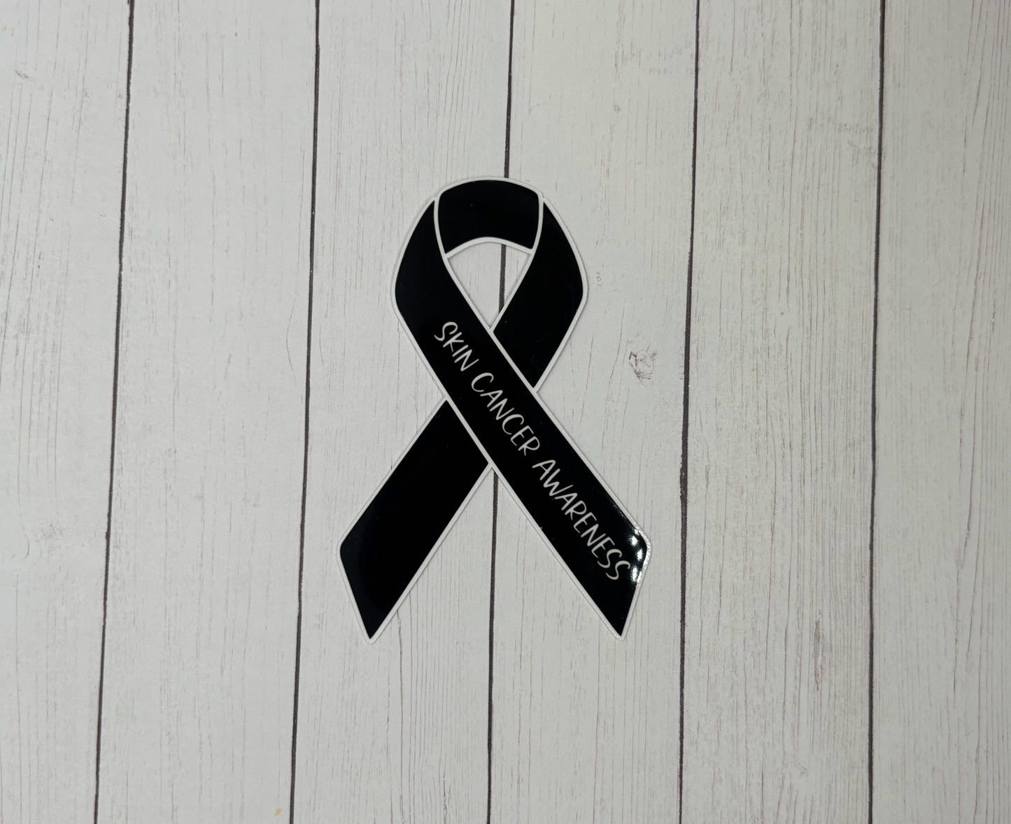 Skin Cancer Awareness Ribbon Sticker