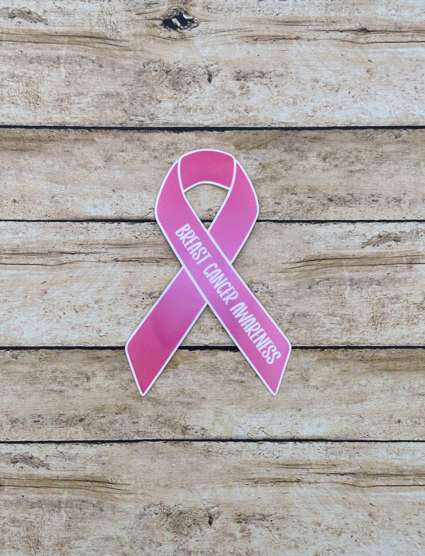 Breast Cancer Awareness Ribbon Sticker