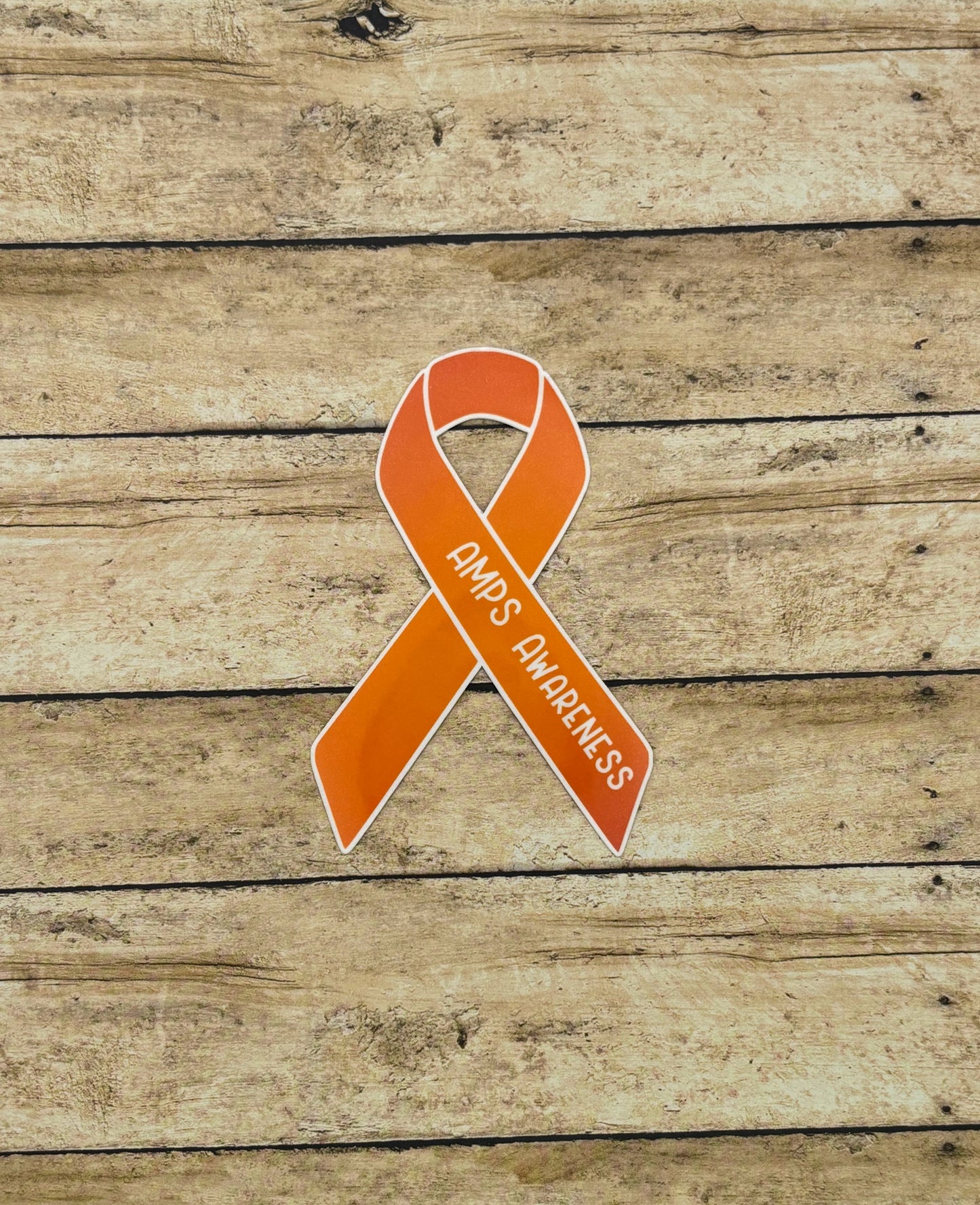 AMPS Awareness Ribbon Sticker