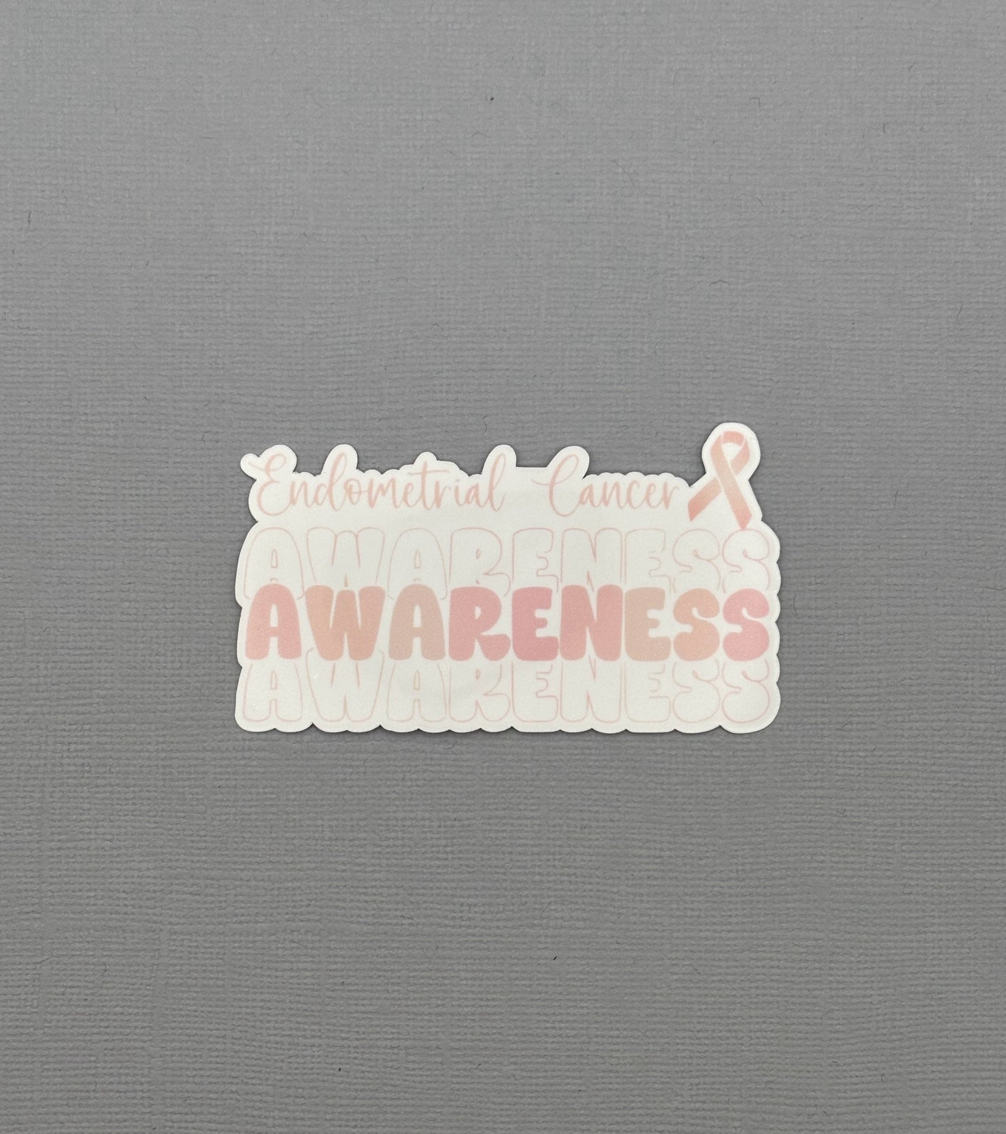 Endometrial Cancer Awareness Sticker