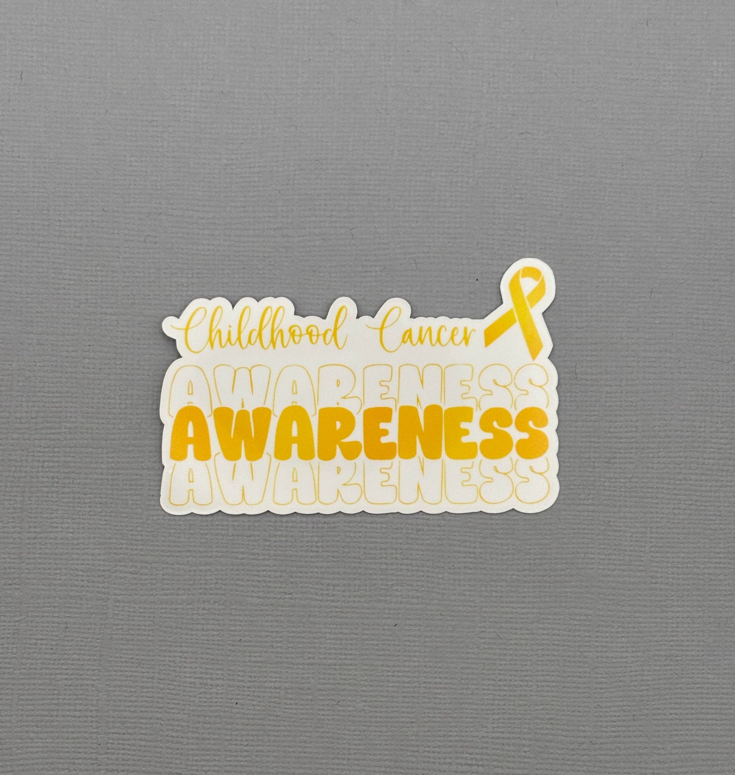 Childhood Cancer Awareness Sticker