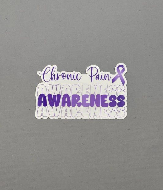 Chronic Pain Awareness Sticker