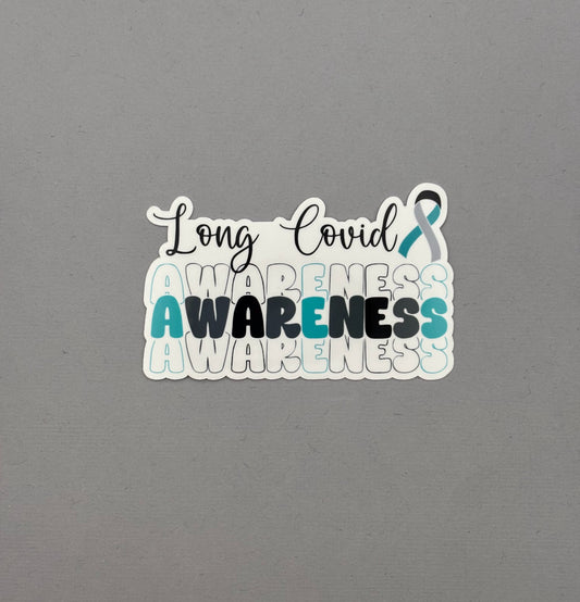 Long Covid Awareness Sticker