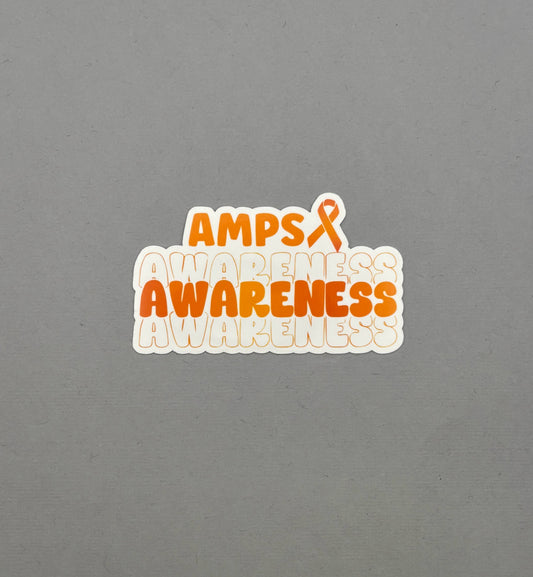AMPS Awareness Sticker