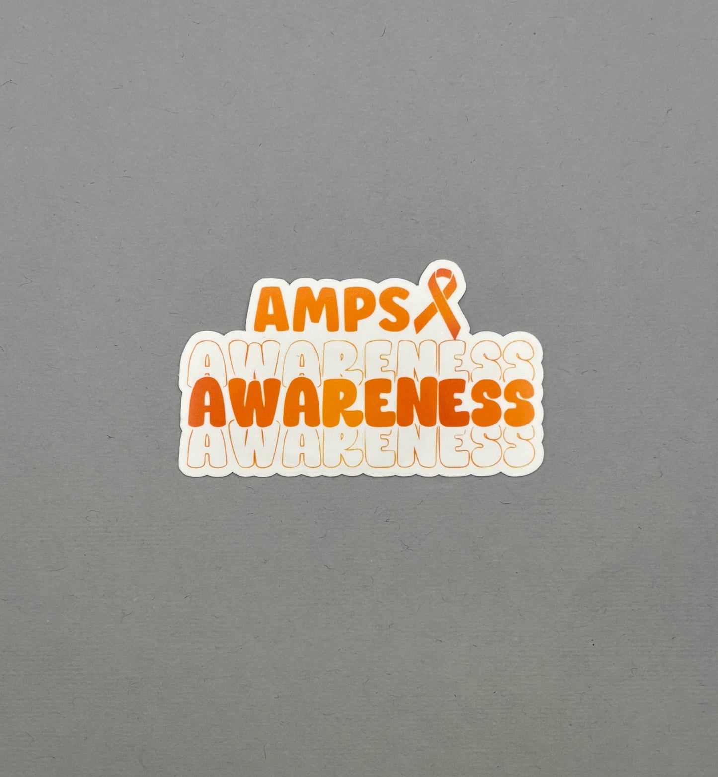 AMPS Awareness Sticker