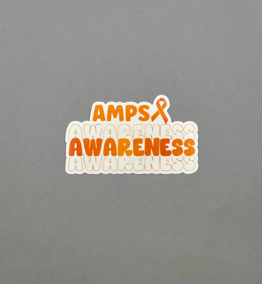 AMPS Awareness Sticker