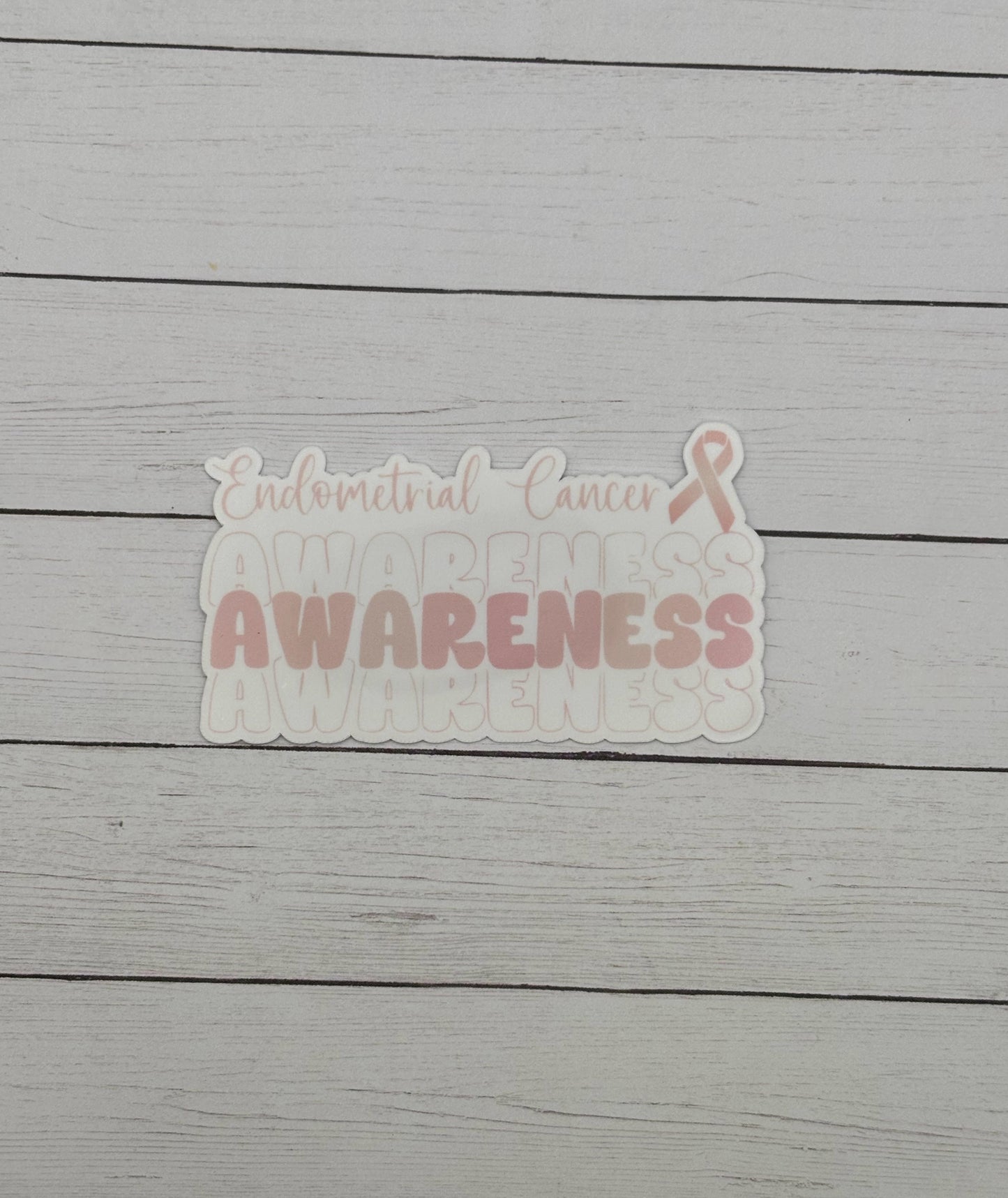 Endometrial Cancer Awareness Sticker