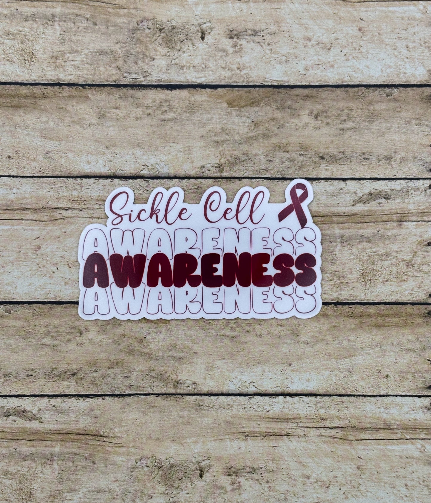 Sickle Cell Awareness Sticker