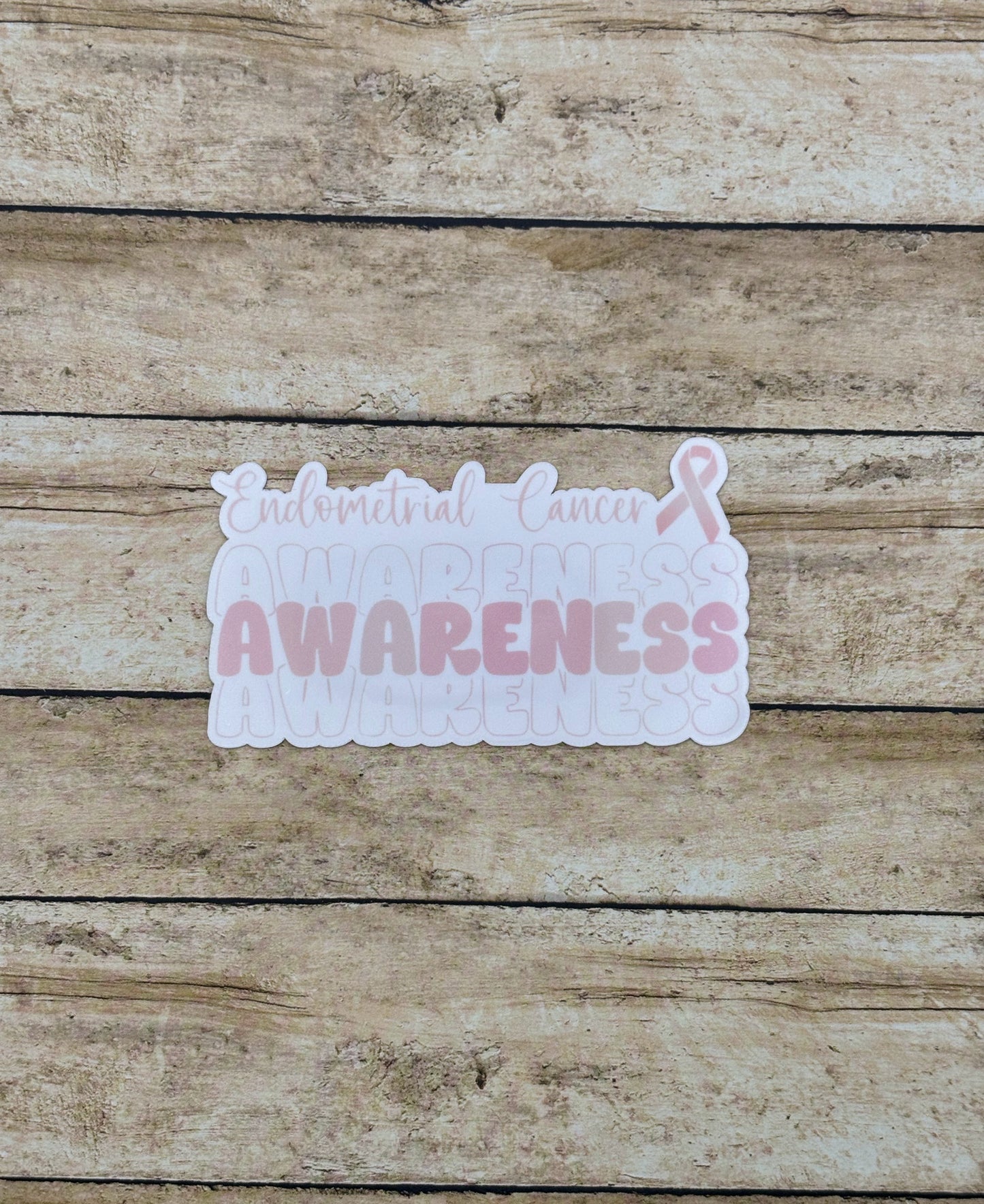 Endometrial Cancer Awareness Sticker