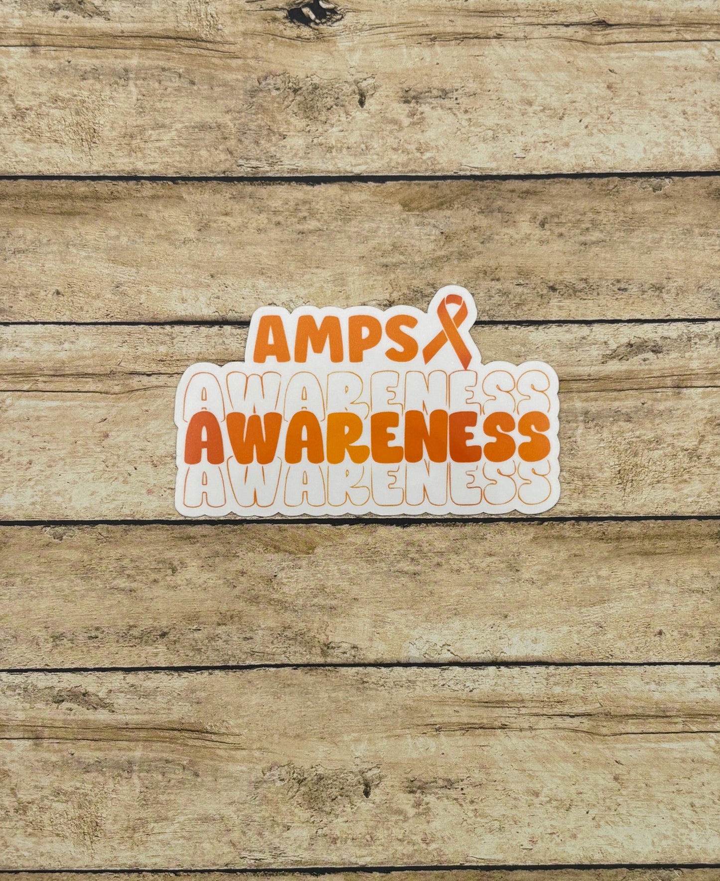 AMPS Awareness Sticker