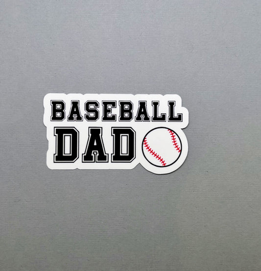 Baseball Dad Sticker