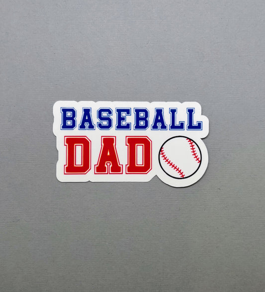 Baseball Dad Sticker