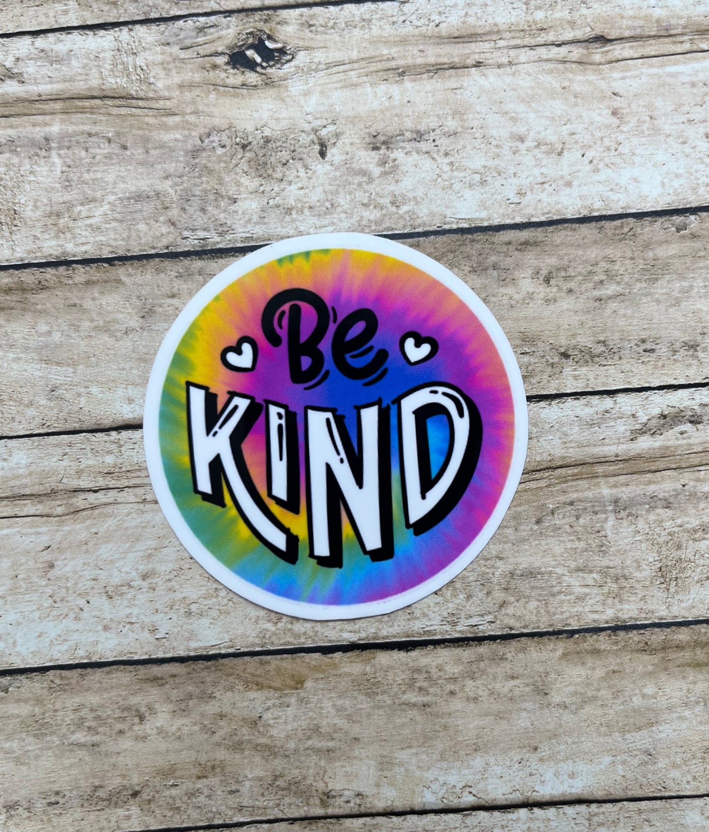 Be Kind Tye Dye Sticker