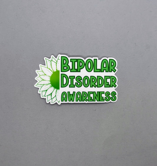 Bipolar Disorder Awareness Sunflower Sticker