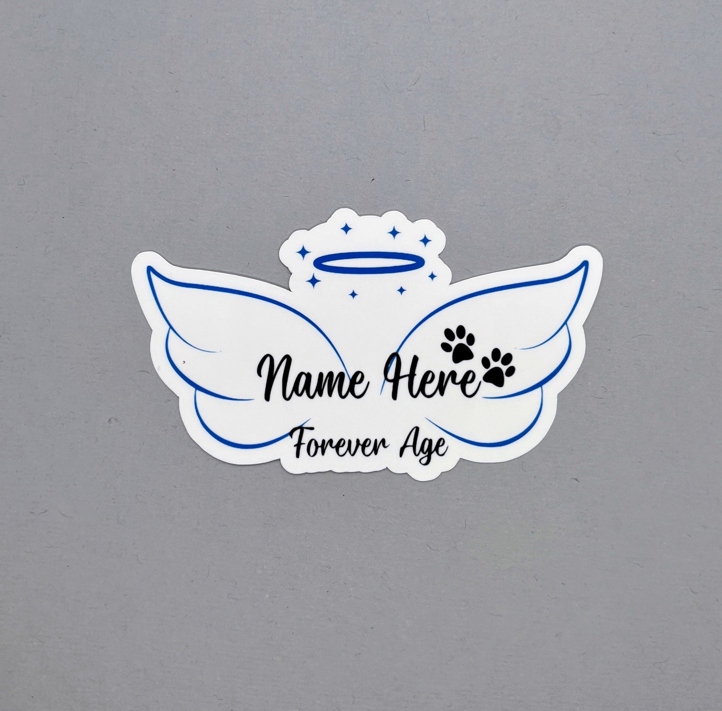 Customizable Angel Wing Sticker