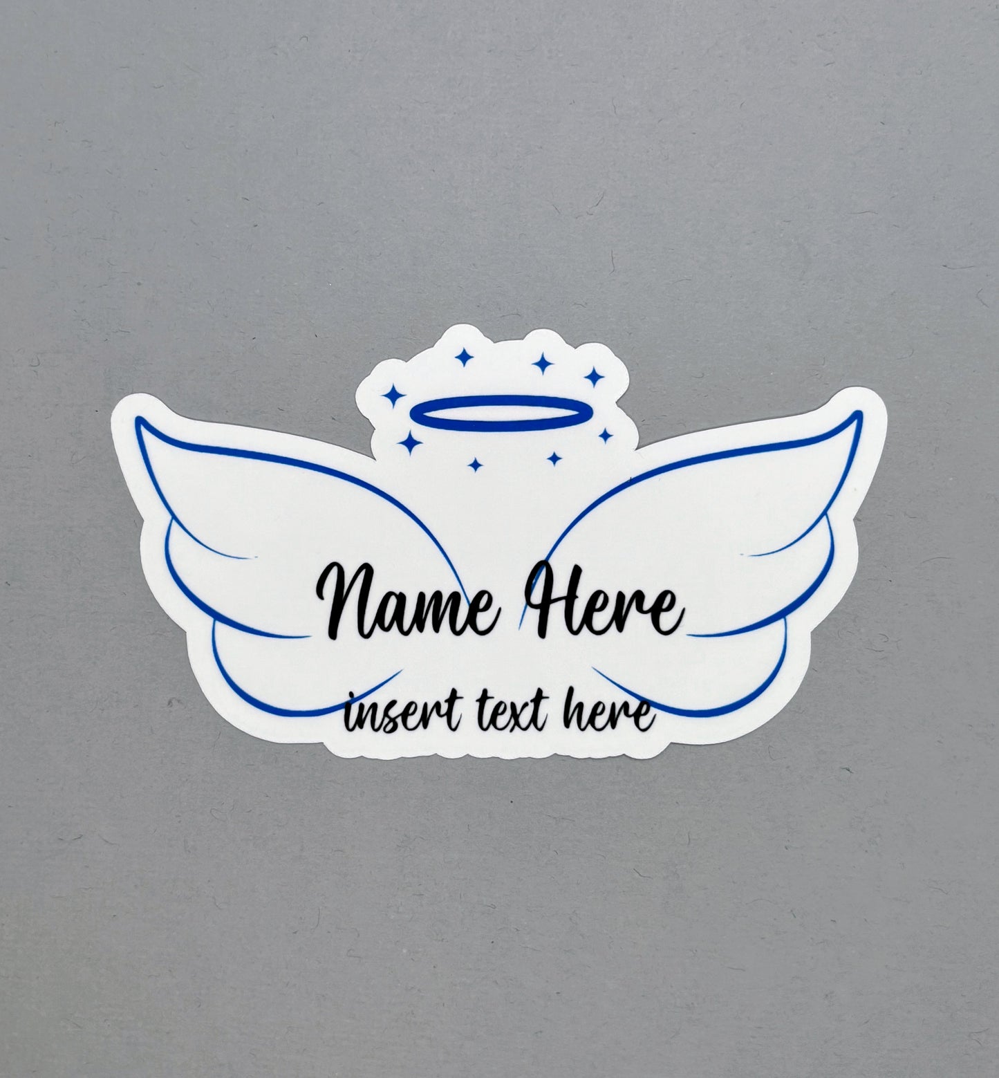 Customizable Angel Wing Sticker