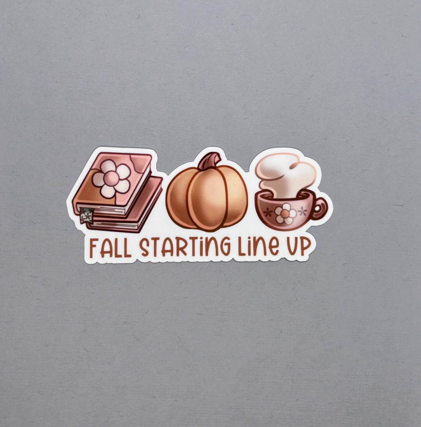 Fall Starting Line Up Sticker