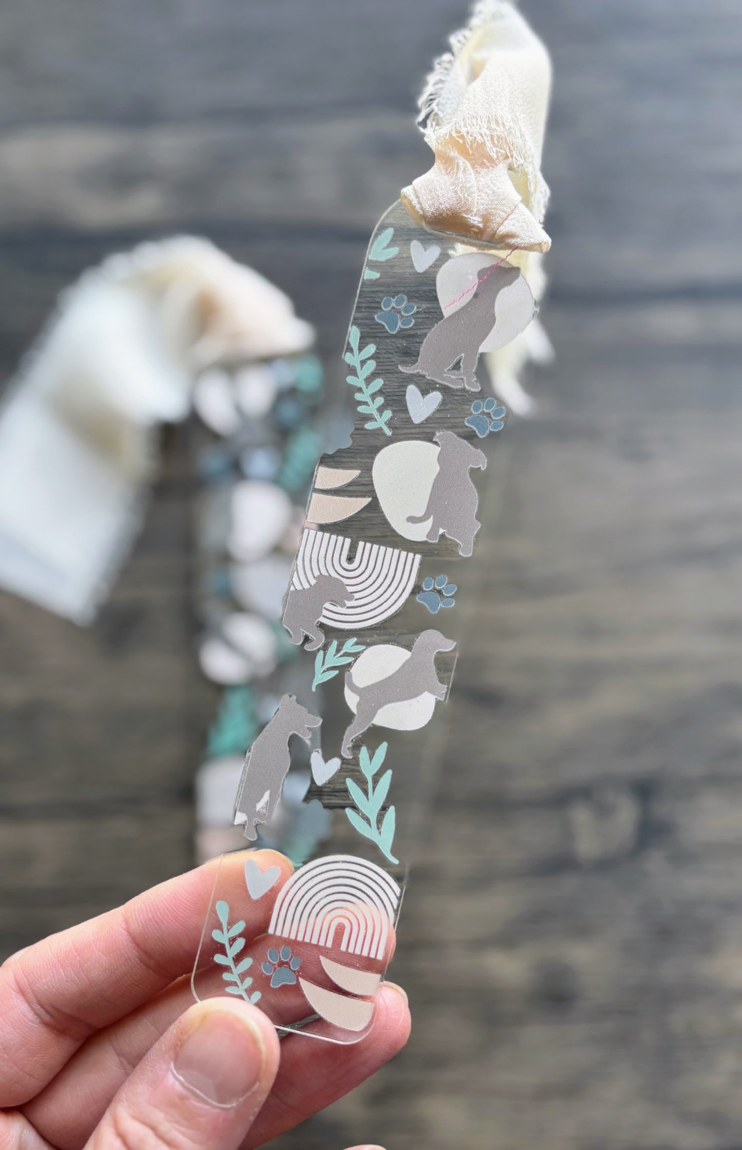 Boho Dog Bookmark
