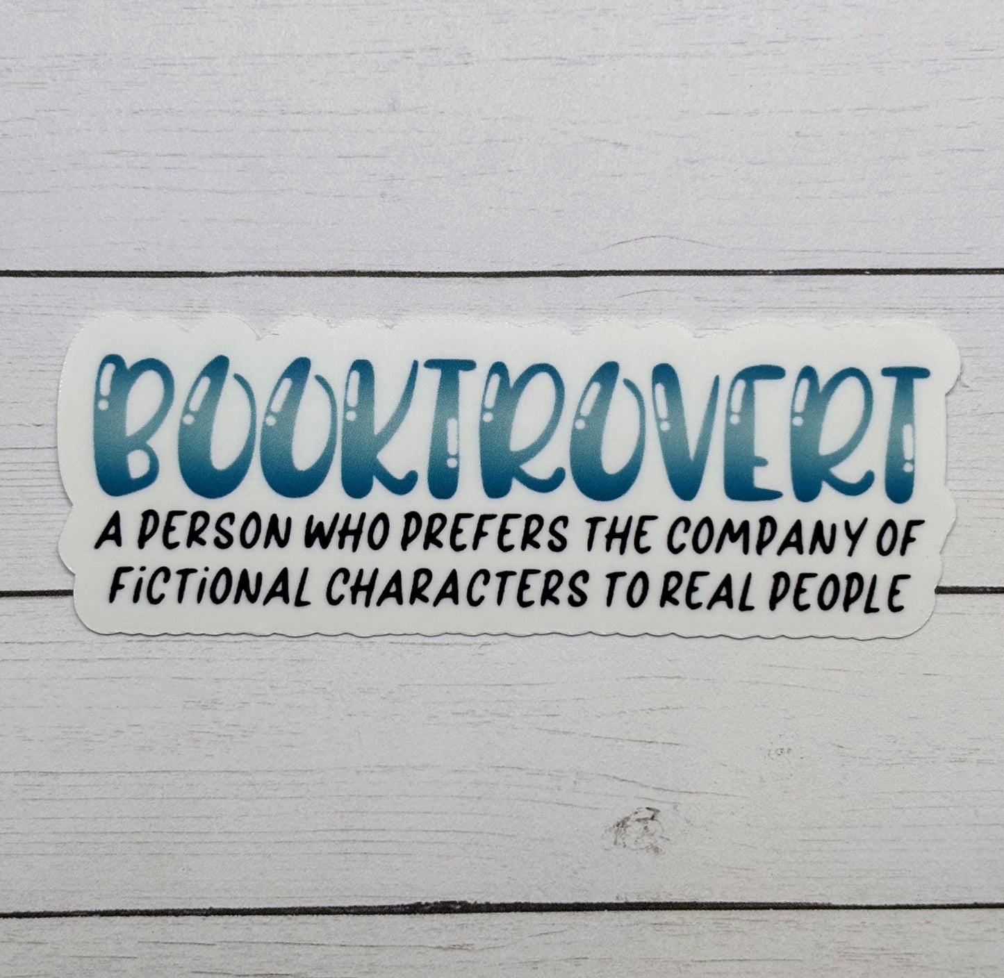 Booktrovert Sticker