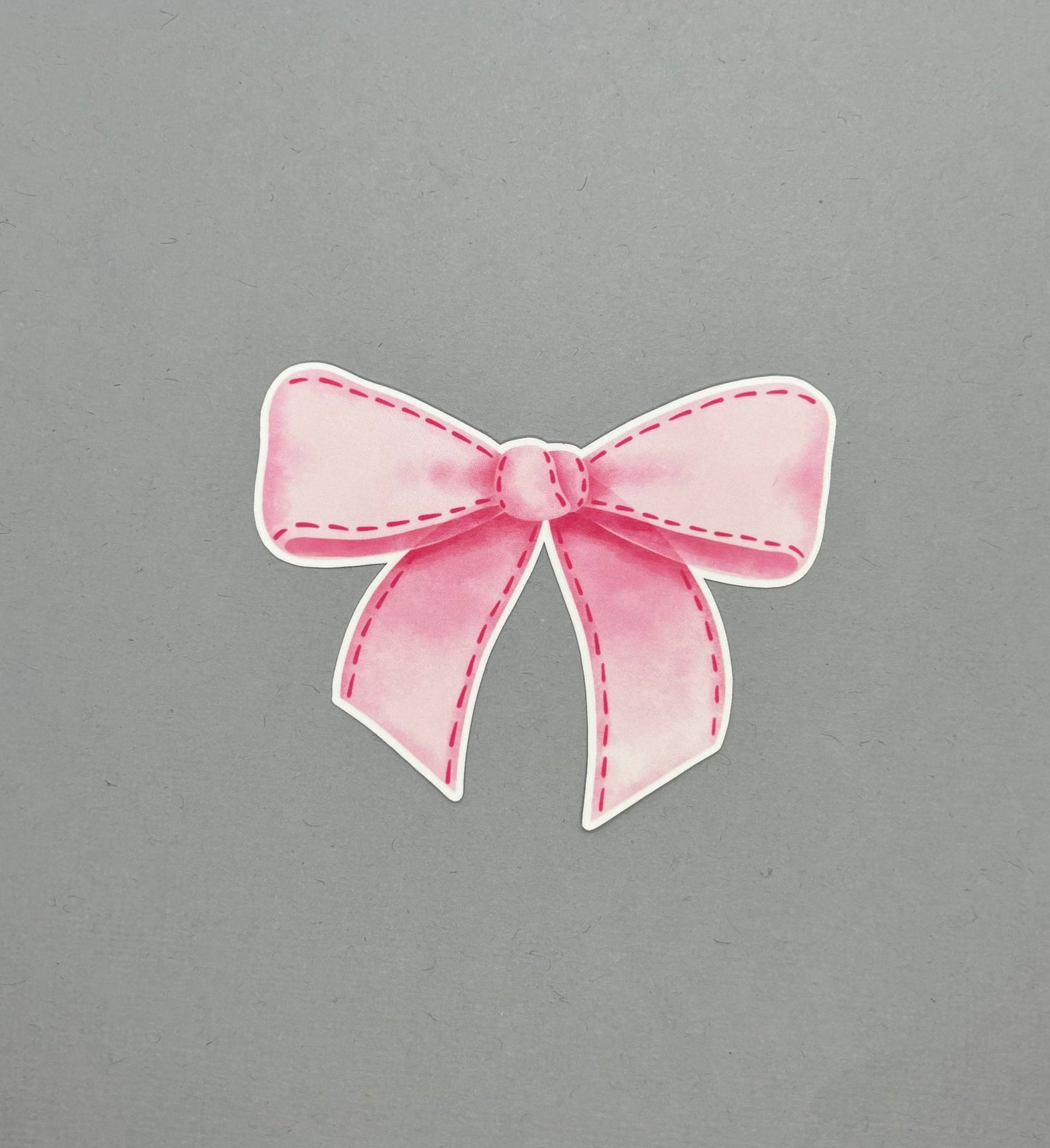 Pink Dots Bow Sticker Sets