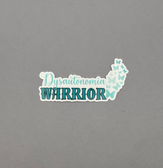 Dysautonomia Warrior Butterflies Sticker