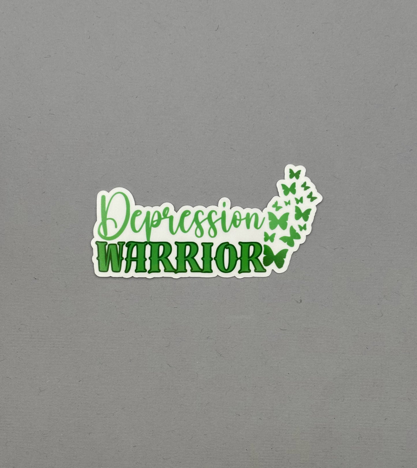 Depression Warrior Butterflies Sticker