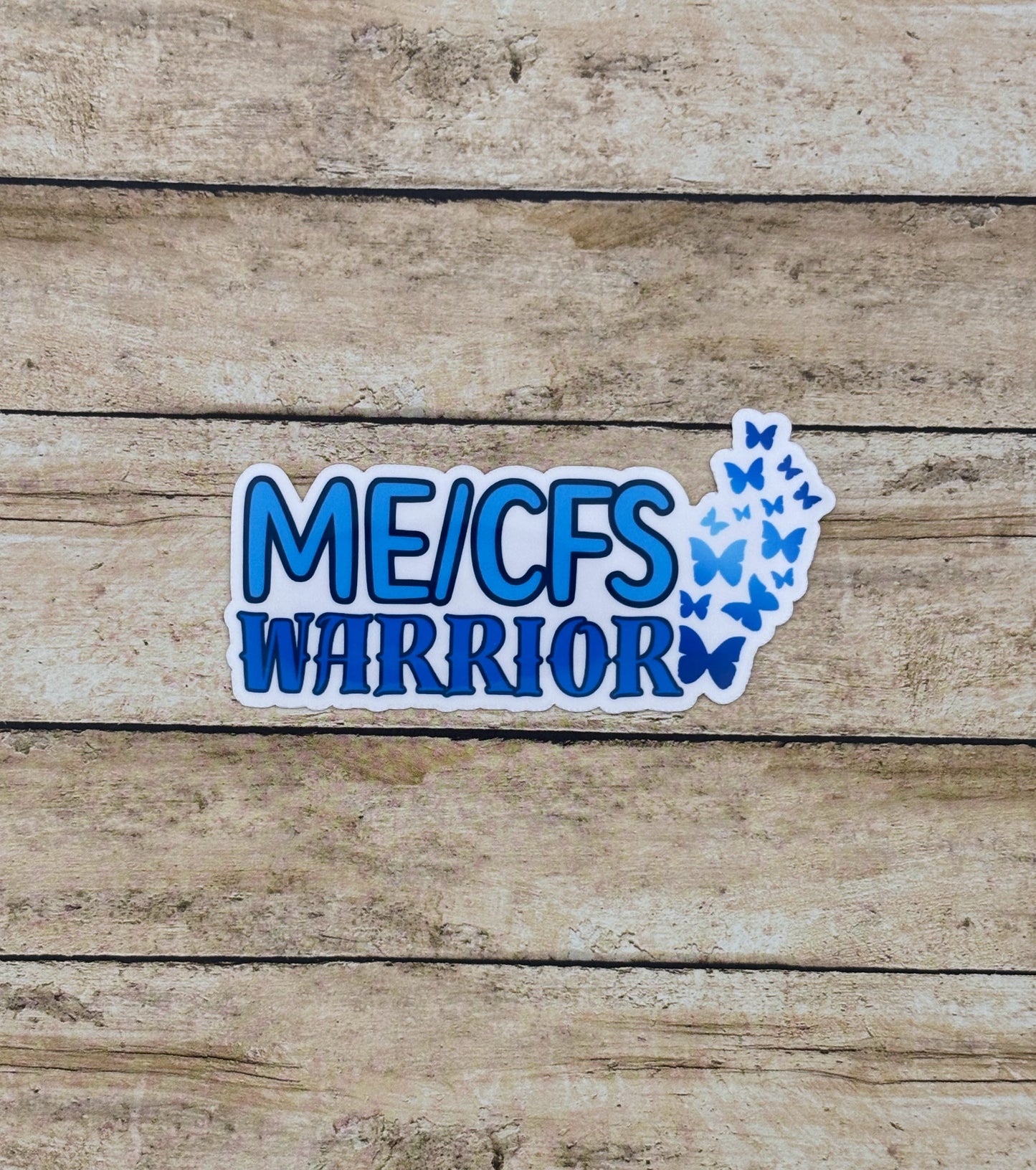 ME/CFS Warrior Butterflies Sticker