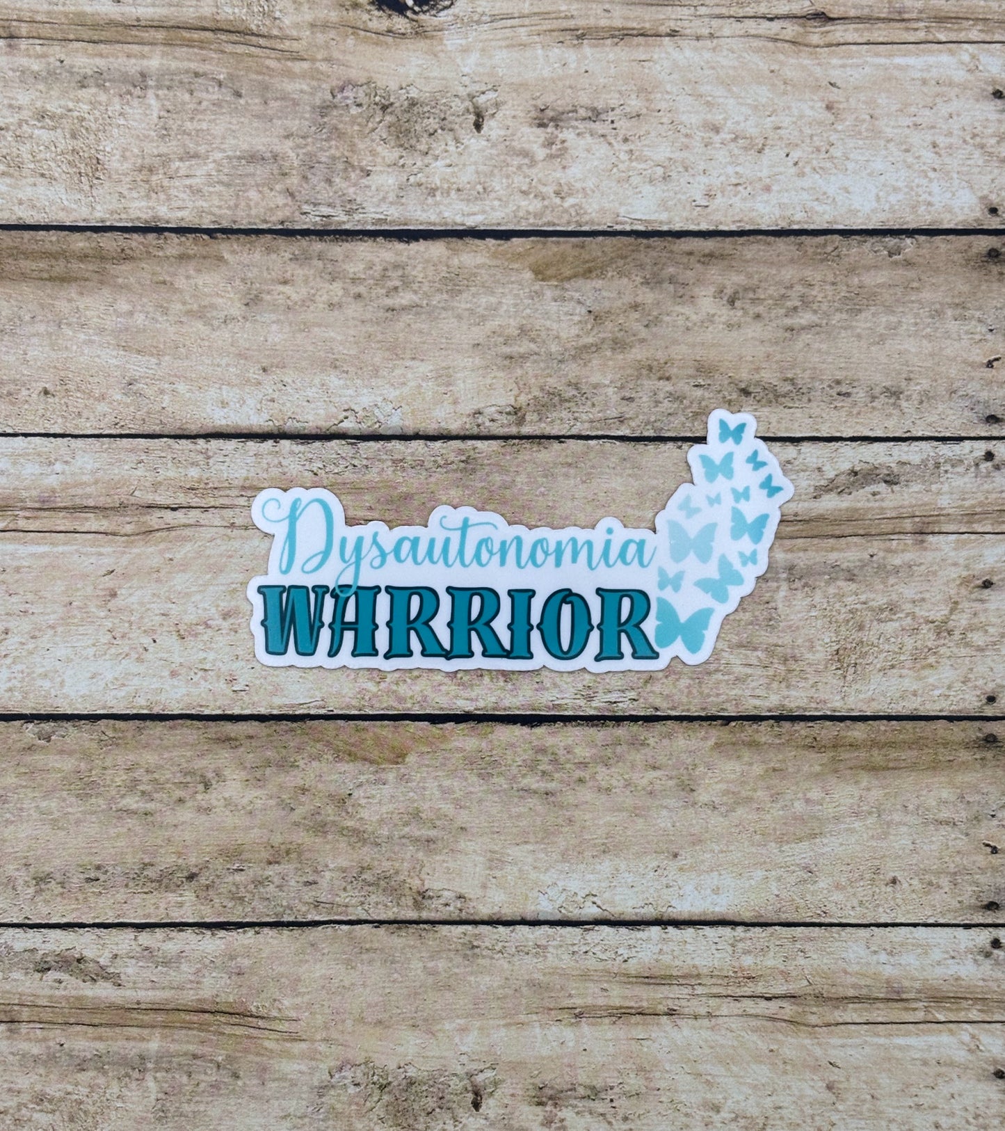 Dysautonomia Warrior Butterflies Sticker
