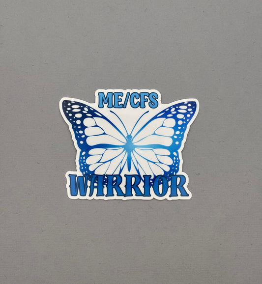 ME/CFS Warrior Butterfly Sticker