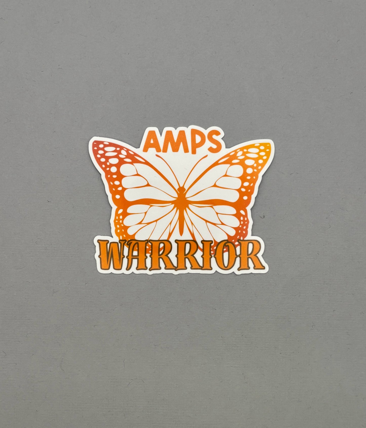 AMPS Warrior Butterfly Sticker