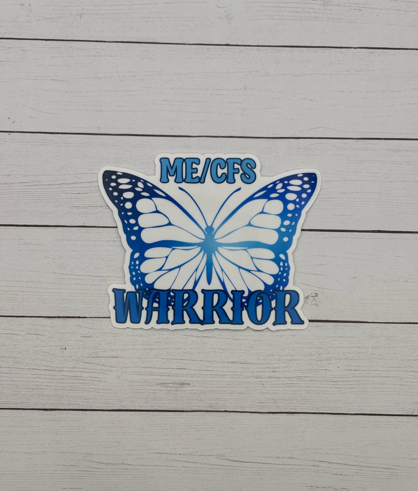 ME/CFS Warrior Butterfly Sticker