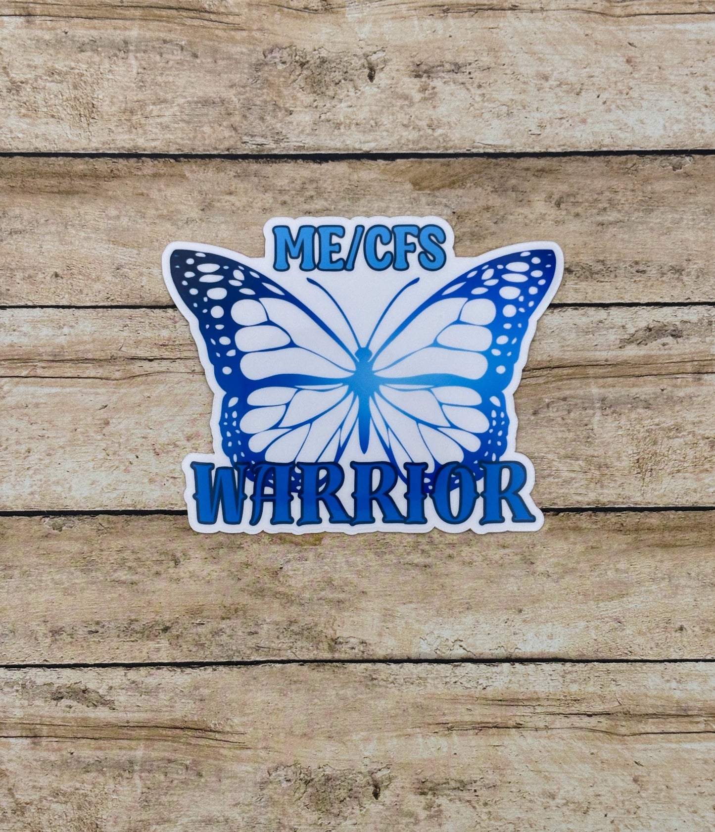 ME/CFS Warrior Butterfly Sticker