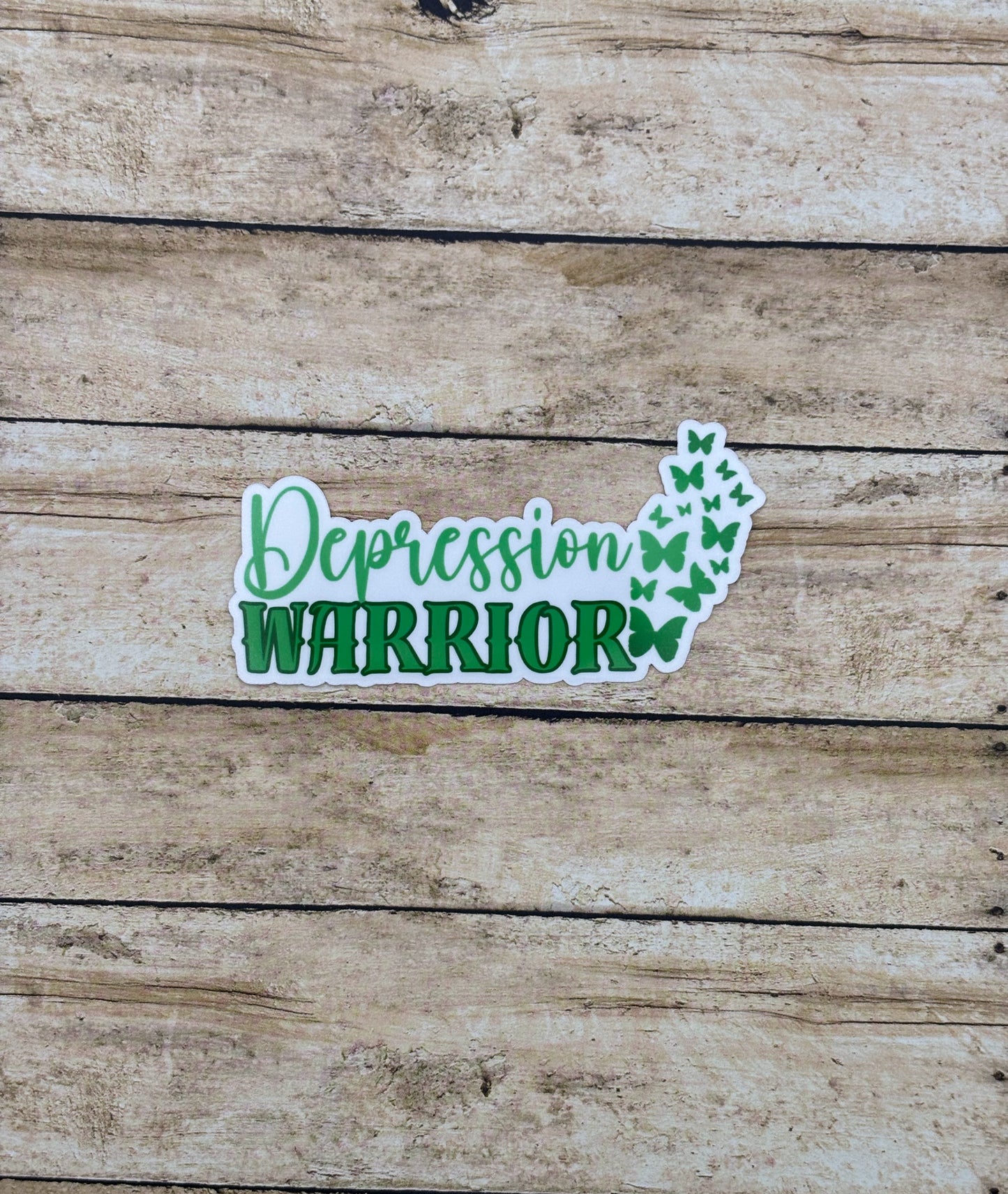 Depression Warrior Butterflies Sticker