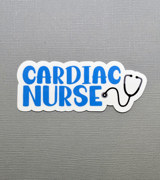 Cardiac Nurse Sticker