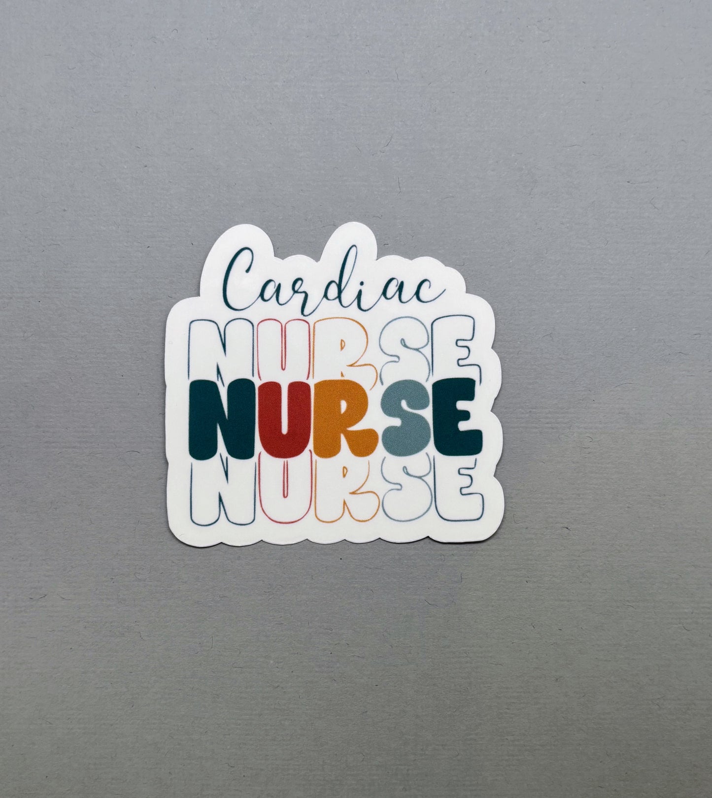 Cardiac Nurse Sticker