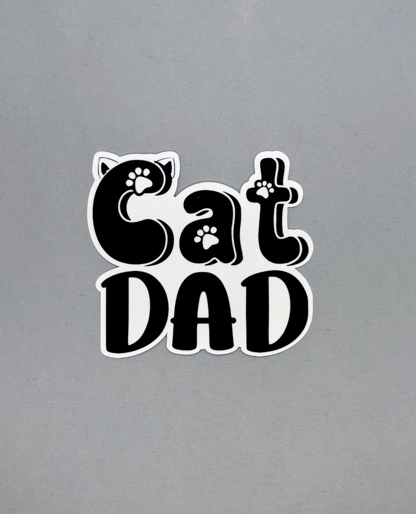 Cat Dad Sticker