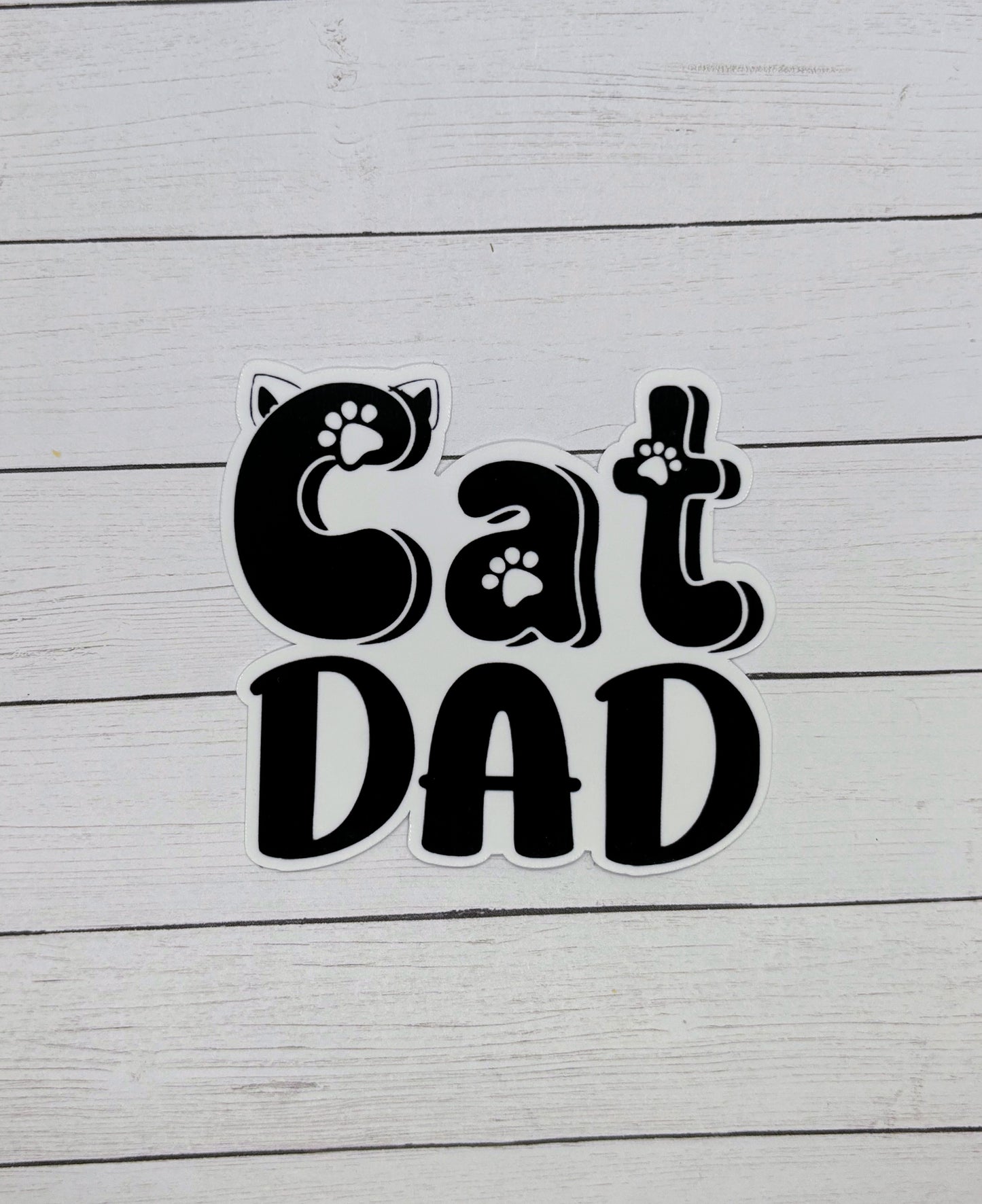 Cat Dad Sticker