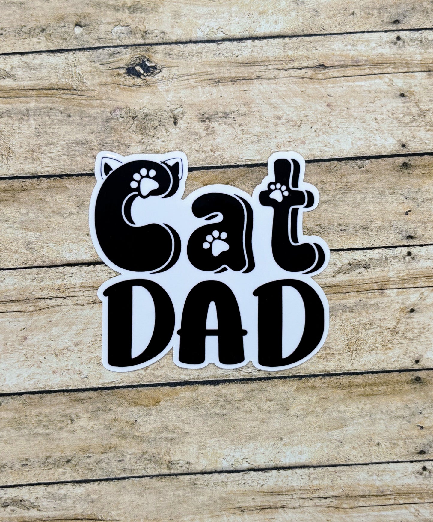 Cat Dad Sticker