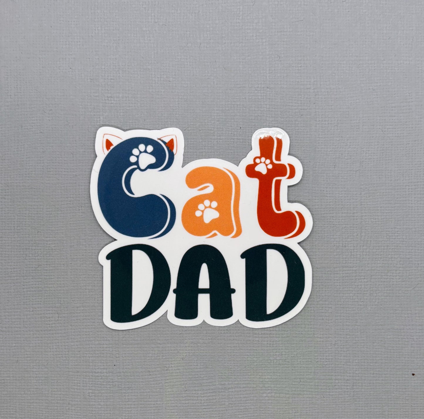 Cat Dad Sticker