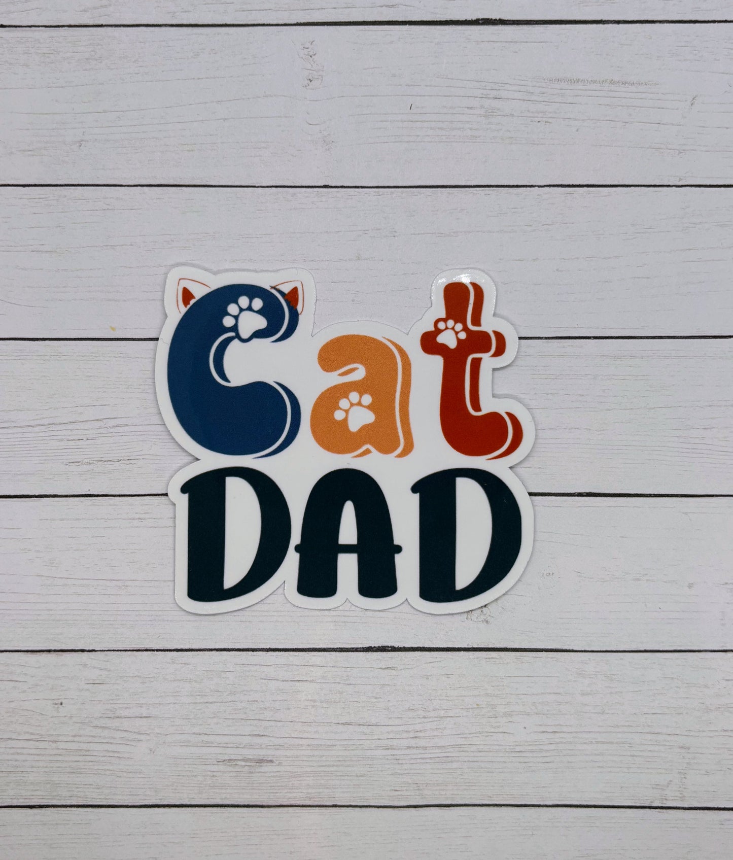 Cat Dad Sticker